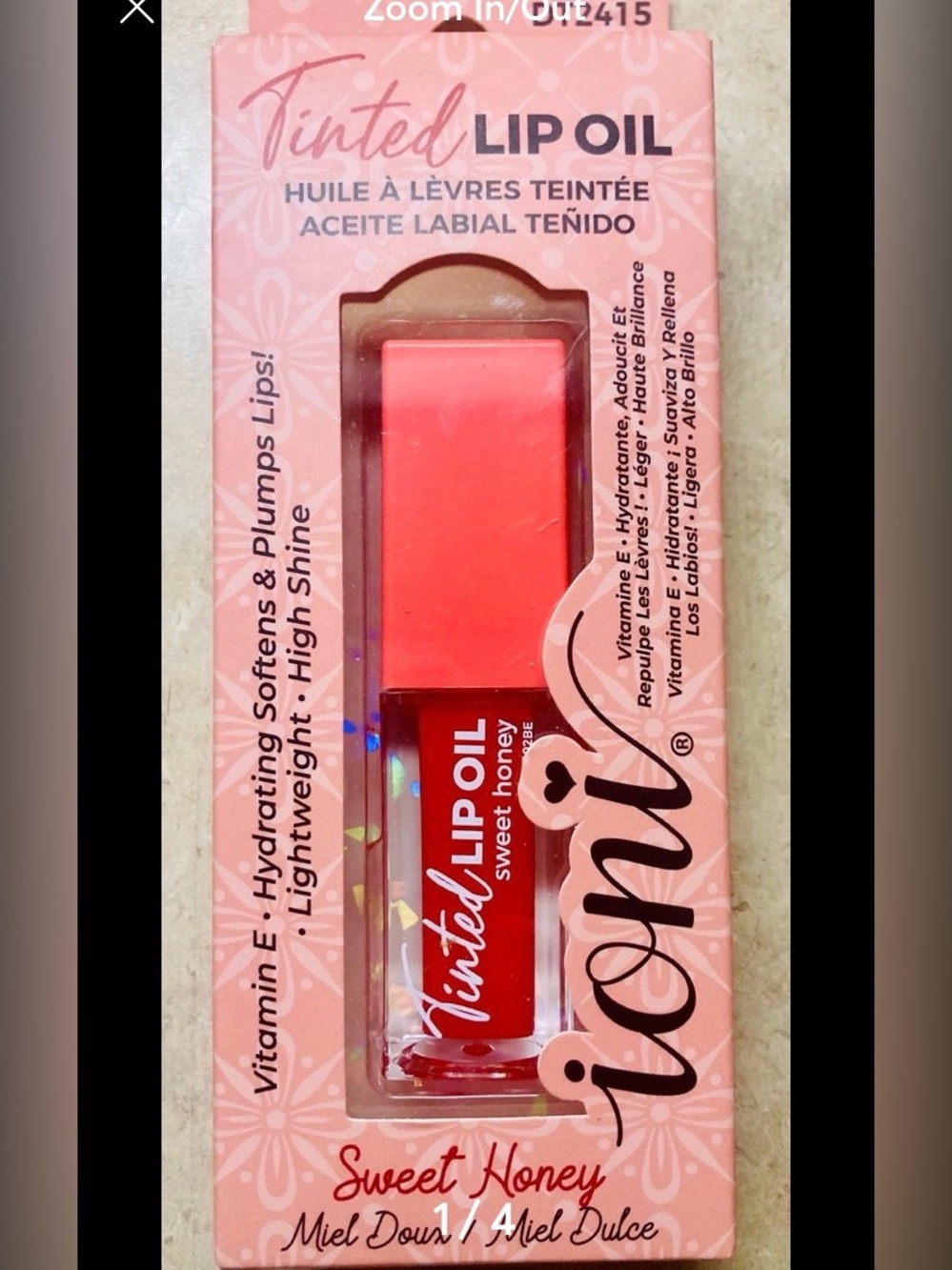 IONI Sweet Honey Tinted Lip Oil HIGH SHINE LIPGLOSS Viral Beauty